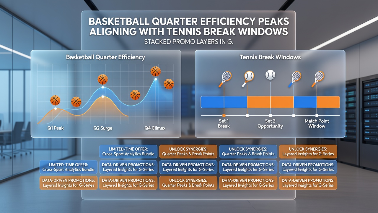 Visualisierung von gestapelten Bonusanwendungen über Basketball- und Tennis-Events hinweg